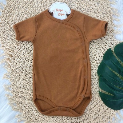 Body Kimono M/C Liso - Ferrugem